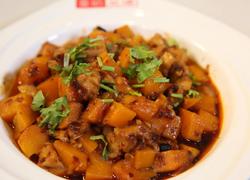 南瓜豆豉蒸鸡丁